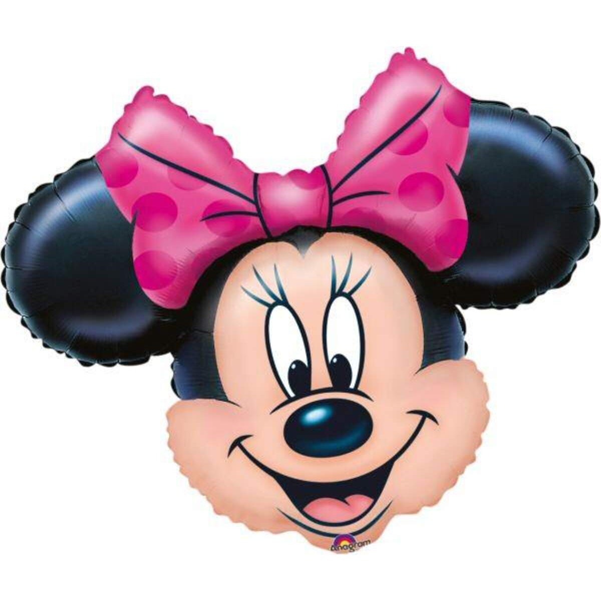 amscan Folienballon Super Shape Disney Minnie Mouse, ca. 71 x 58 cm