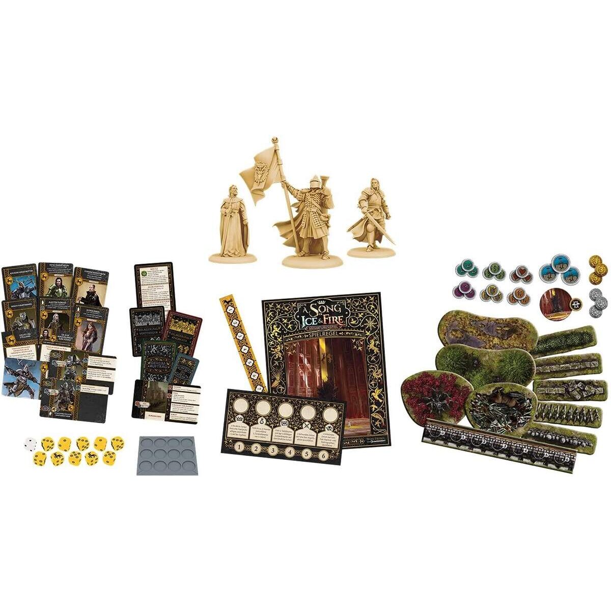 Asmodee A Song of Ice & Fire - Baratheon Starterset Grundspiel DE