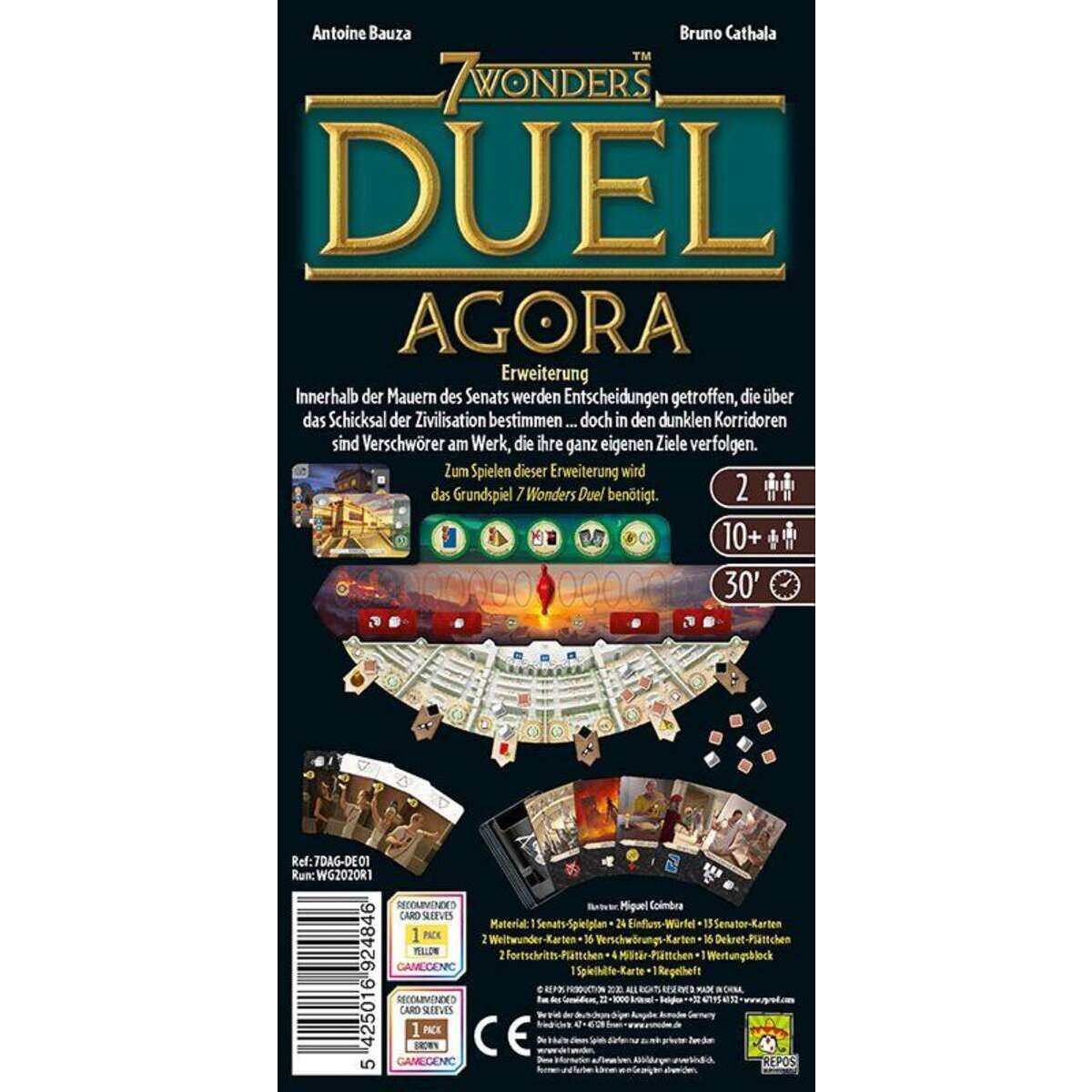 Asmodee Repos Production 7 Wonders Duel - Agora Erweiterung