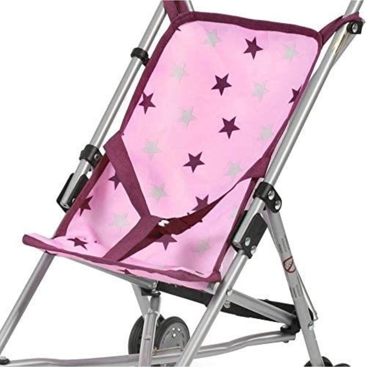Bayer Chic Puppenbuggy Roma, pink Sterne