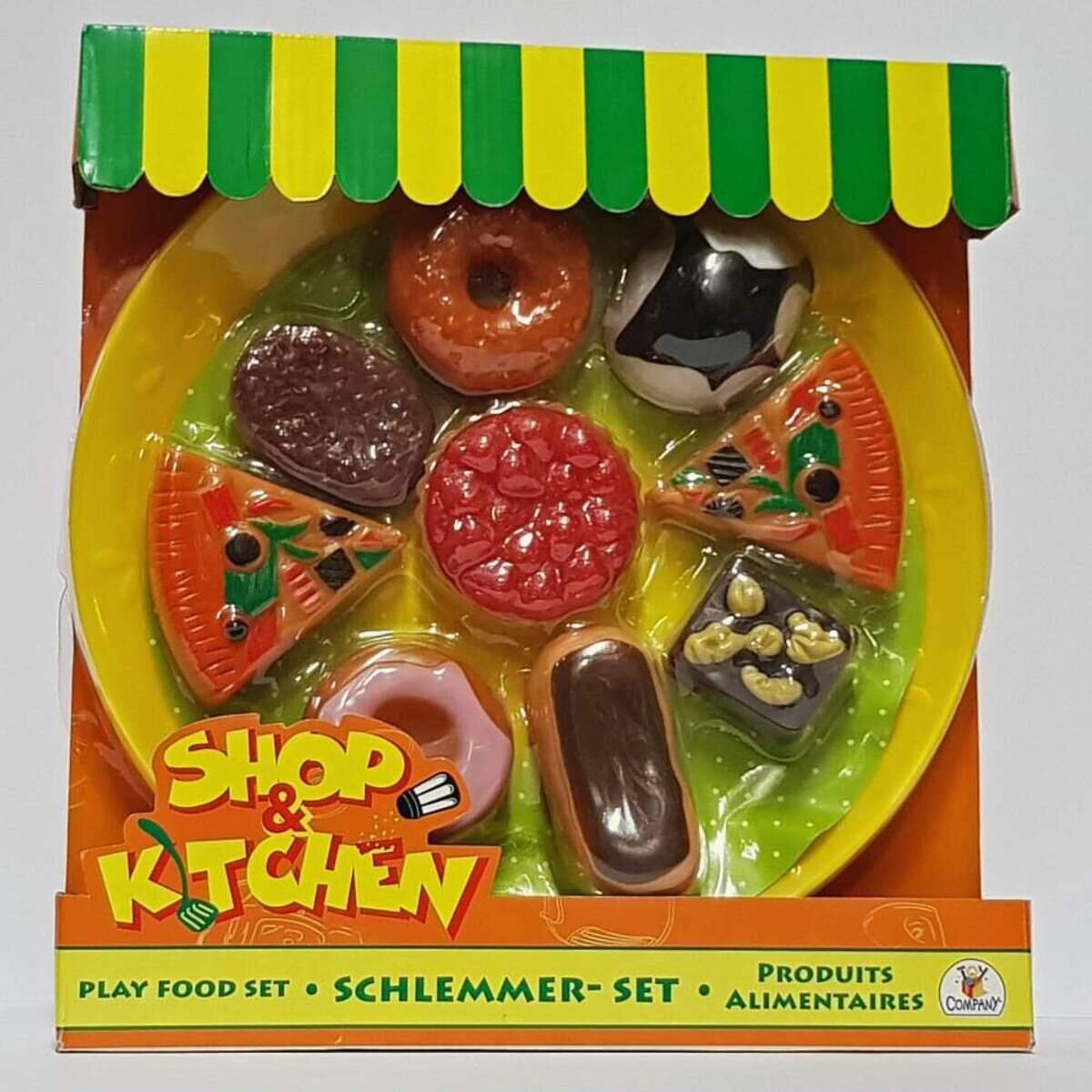 beeboo Shop & Kitchen Schlemmerset mit Teller, sortiert