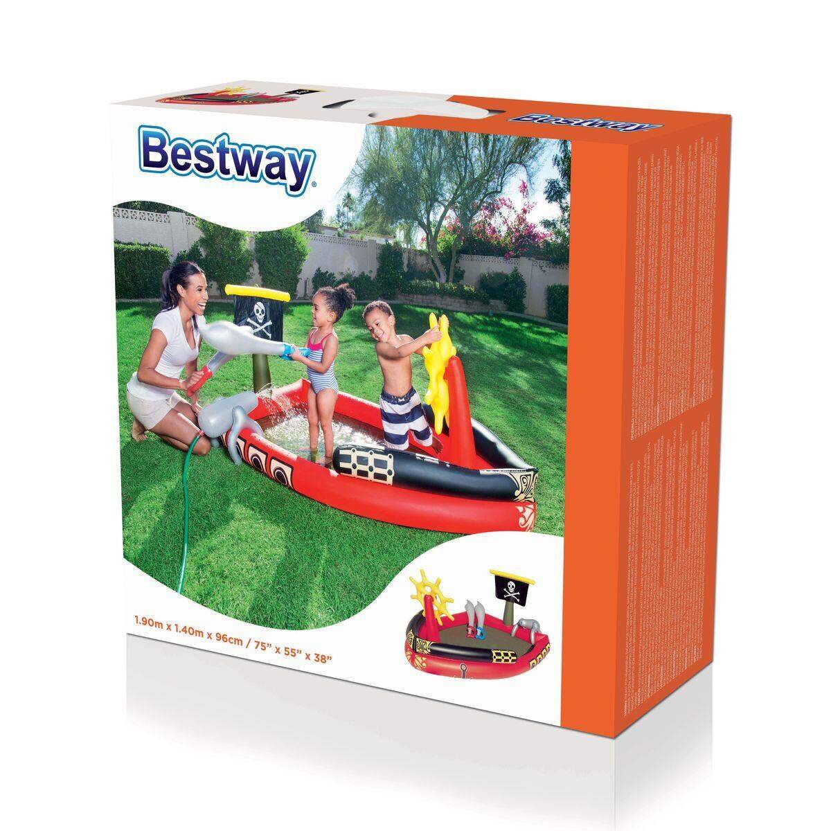 Bestway Wasserspielcenter "Piratenschiff" 190 x 140 x 96 cm