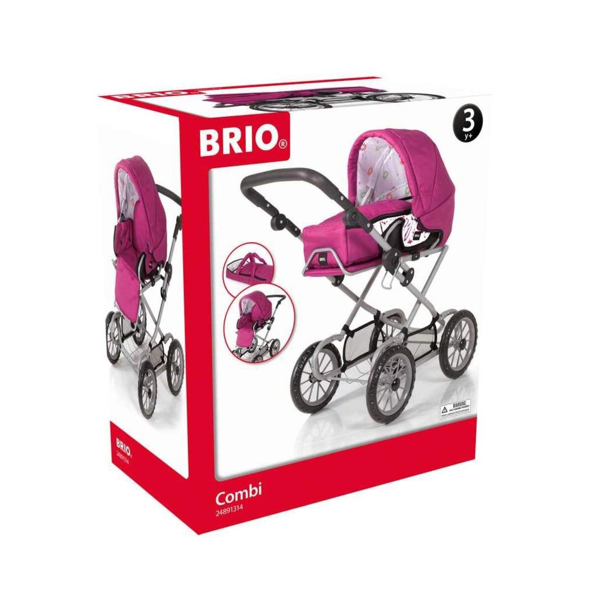 BRIO Puppenwagen Combi, Rose