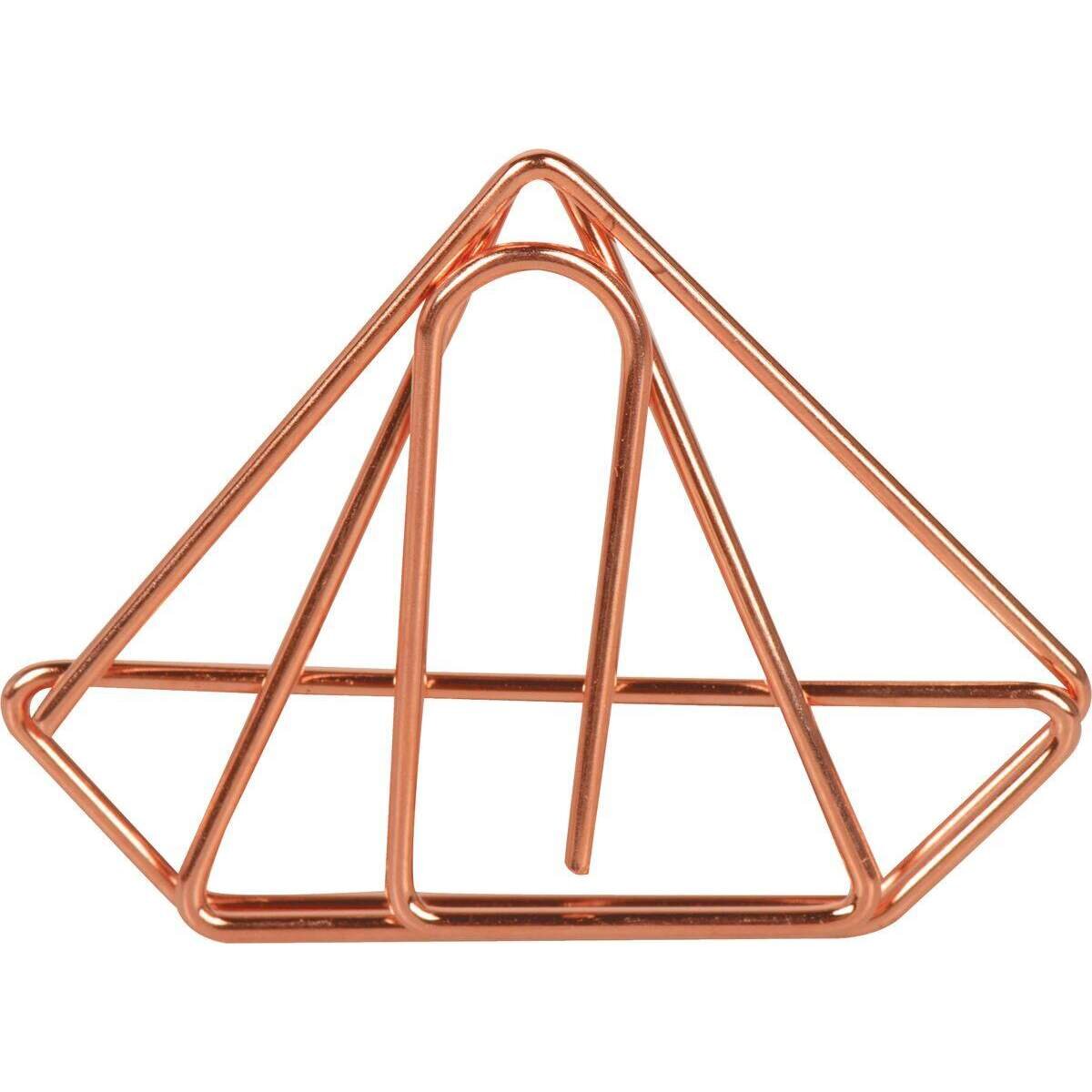 BRUNNEN Büro Clips Gold ca. 3 cm rosegold, 2 Motive sortiert