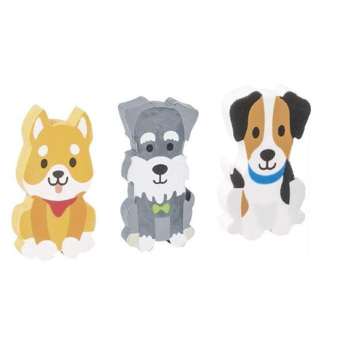 BRUNNEN Radiergummi-Set „Hunde“