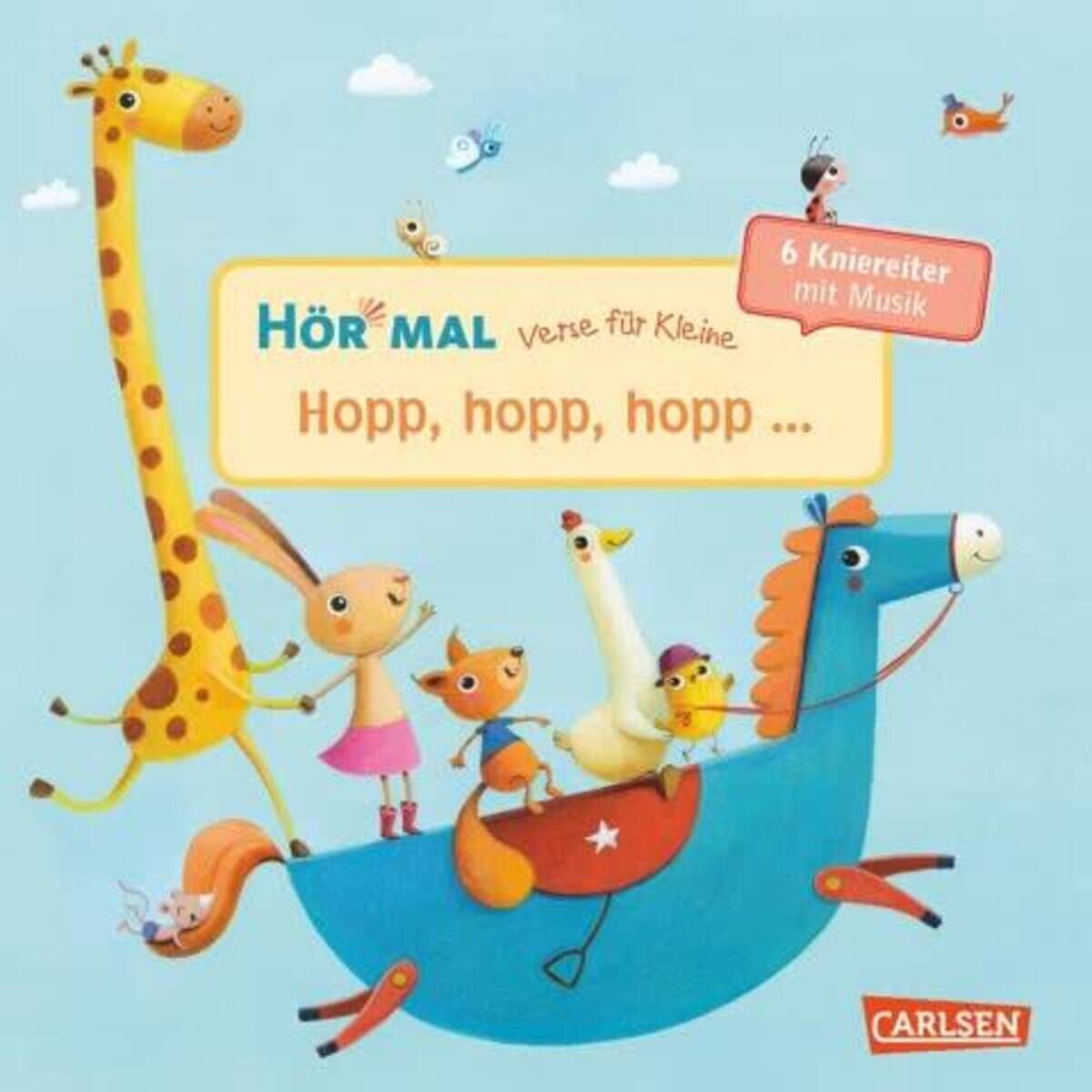 Carlsen Verlag Hör mal - Verse für Kleine: Hopp hopp hopp ...Soundbuch