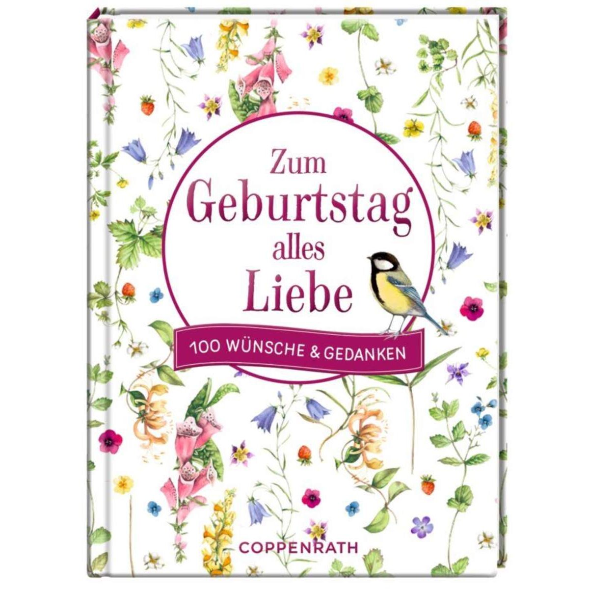 Coppenrath Verlag 100 Wünsche & Gedanken Zum Geburtstag alles Liebe (Bastin)