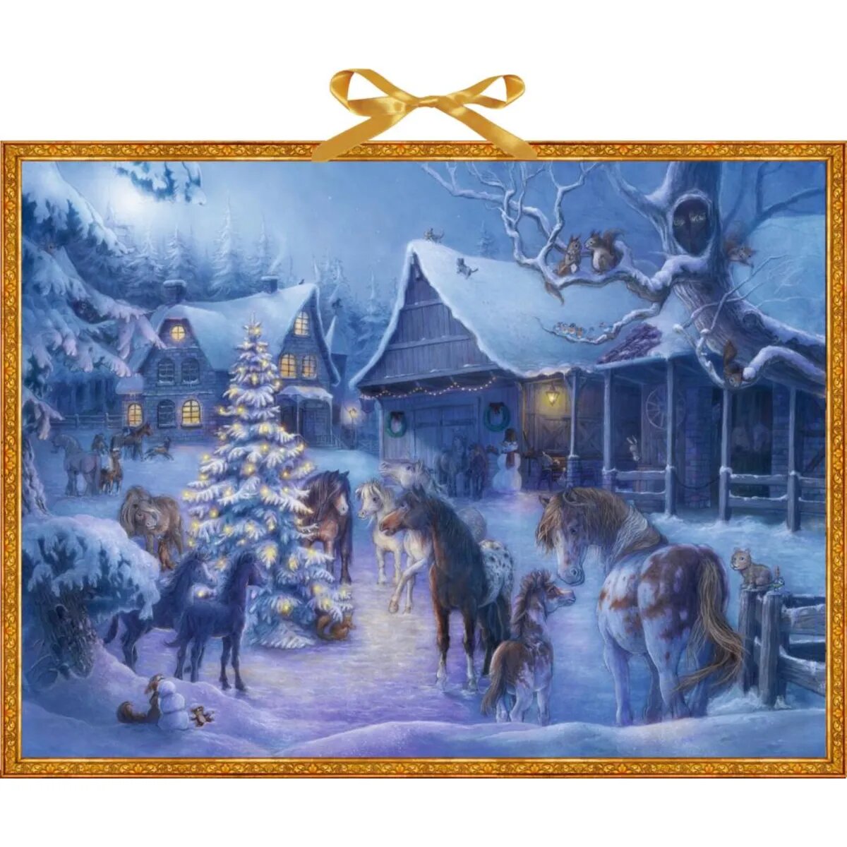 Coppenrath Verlag Adventskalender Weihnachten auf dem Pferdehof