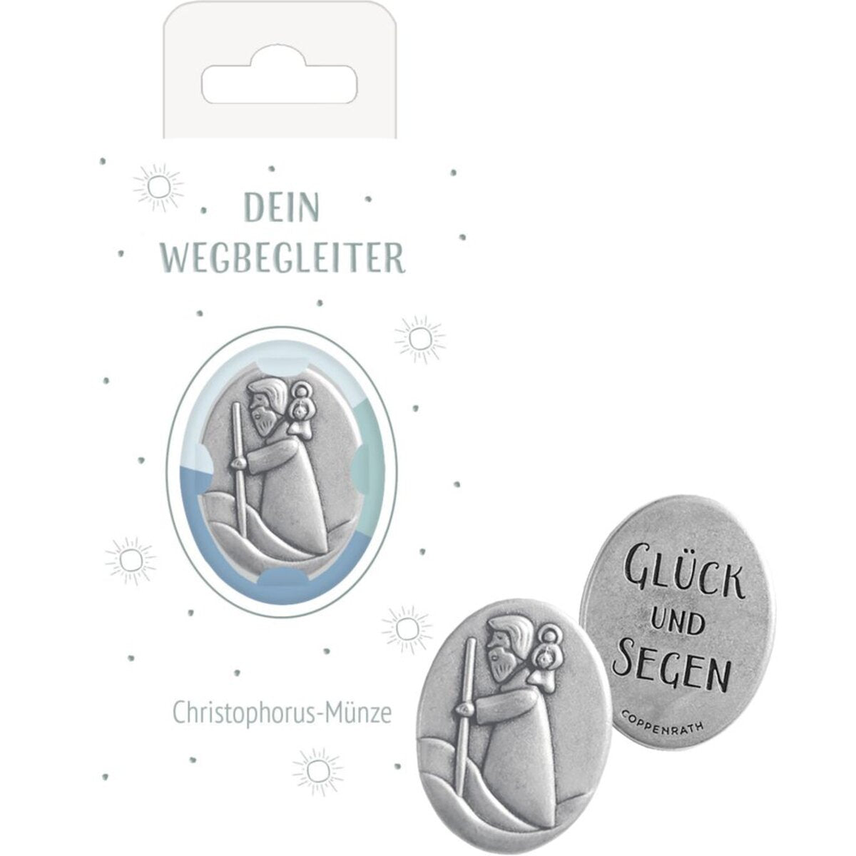 Coppenrath Verlag Christophorus-Münze - Glück und Segen