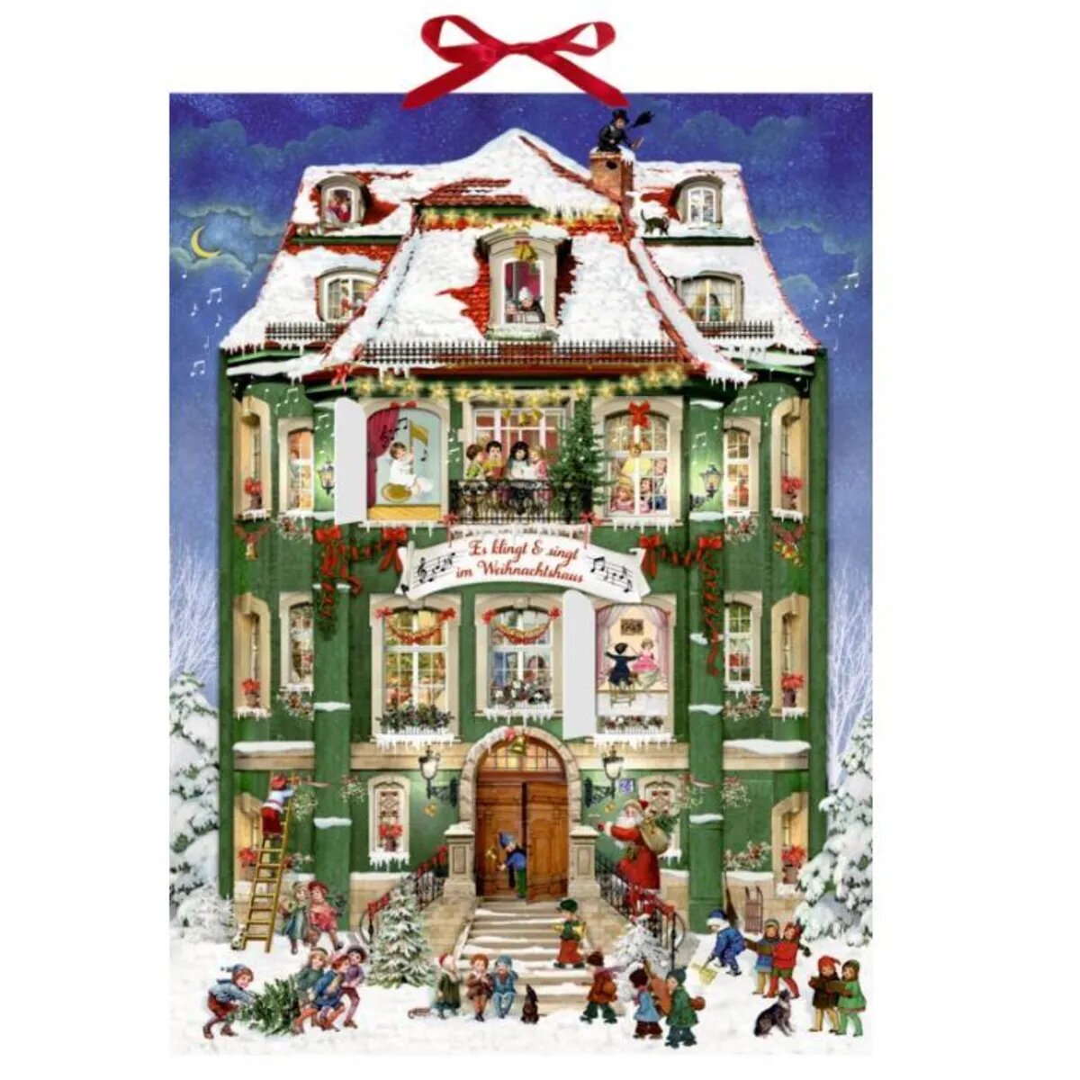 Coppenrath Verlag Es klingt & singt im Weihnachtshaus, Sound-Adventskalender