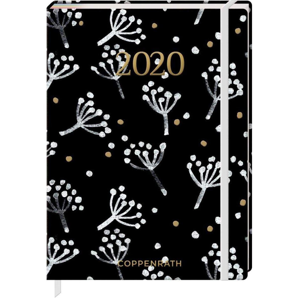 Coppenrath Verlag Jahreskalender: Mein Jahr 2020 (Weiße Blüten)