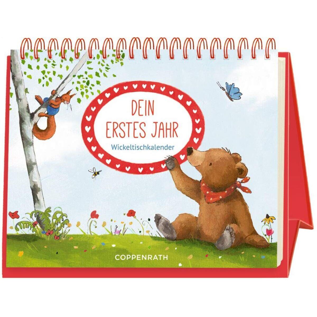 Coppenrath Verlag Wickeltischkalender - BabyBär - Dein erstes Jahr