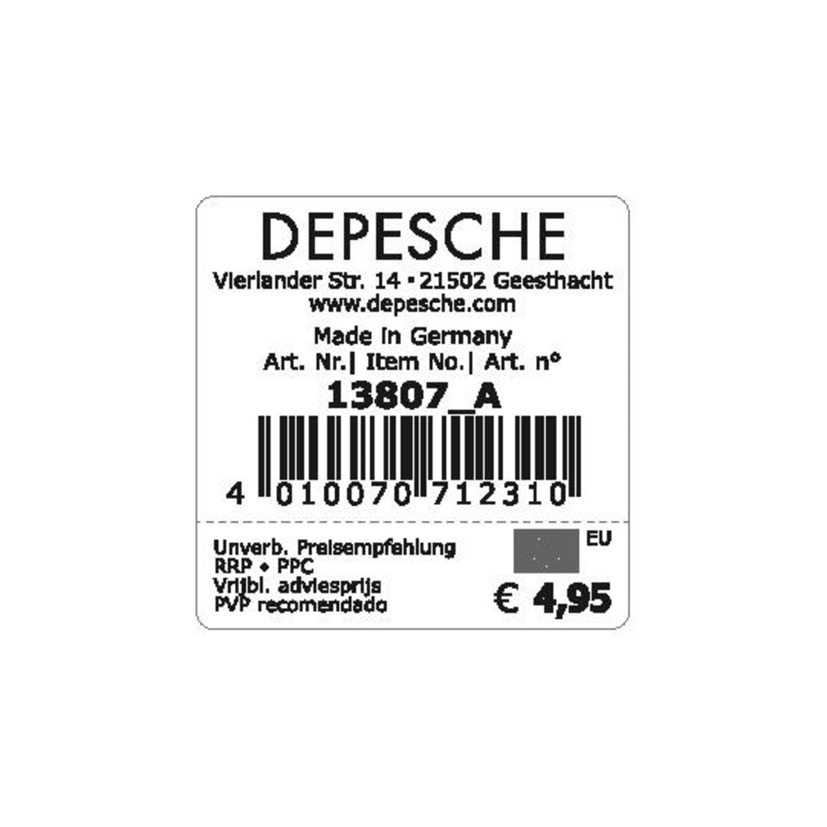 Depesche Create your Action World Stickerbuch mit 270 bunten Stickern