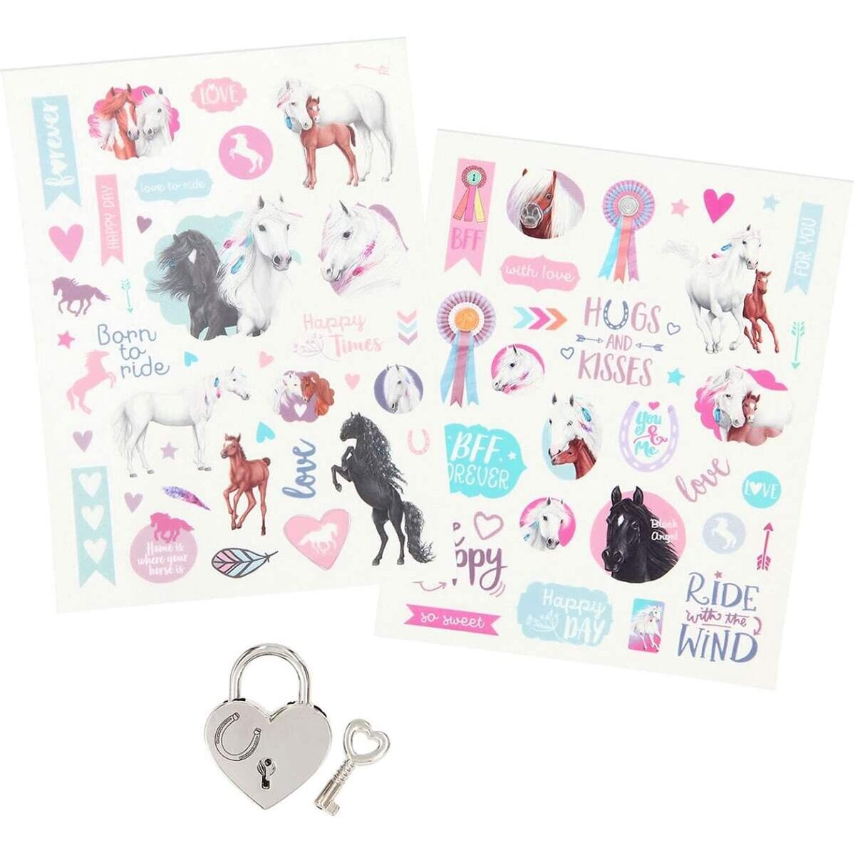 Depesche Miss Melody Tagebuch mit Schloss und Stickern