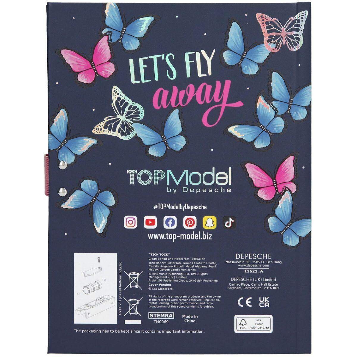 Depesche TOPModel Geheimcode Tagebuch mit Sound