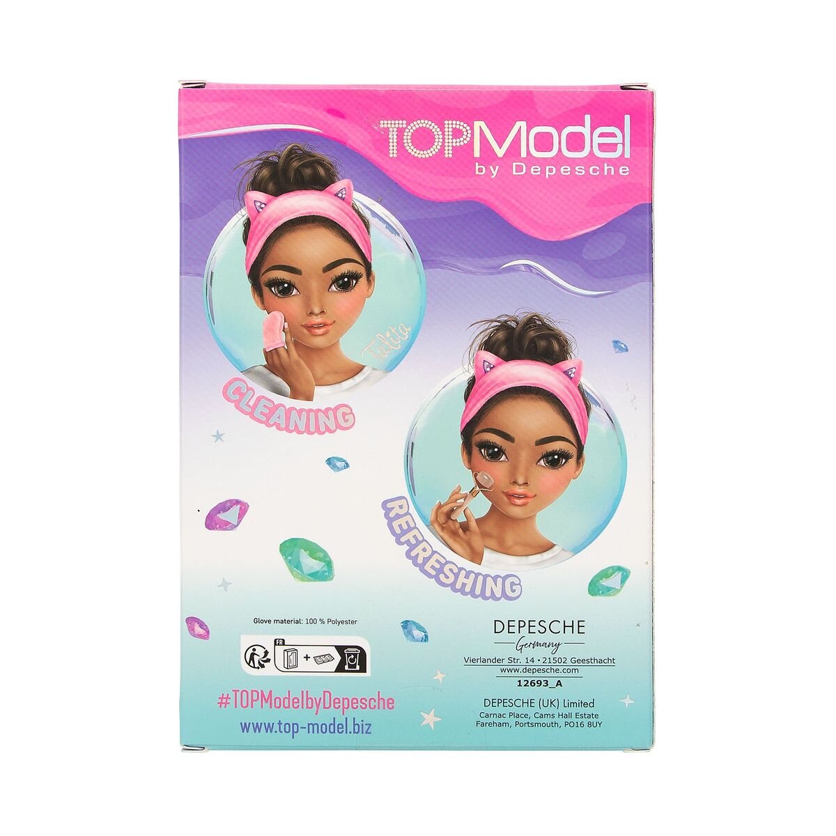 Depesche TOPModel Gesichtsroller Set BEAUTY and ME