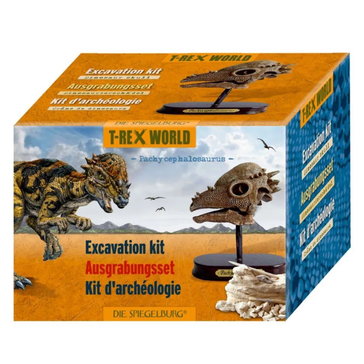 Die Spiegelburg Ausgrabungsset Dinoschädel Pachycephalosaurus T-Rex World