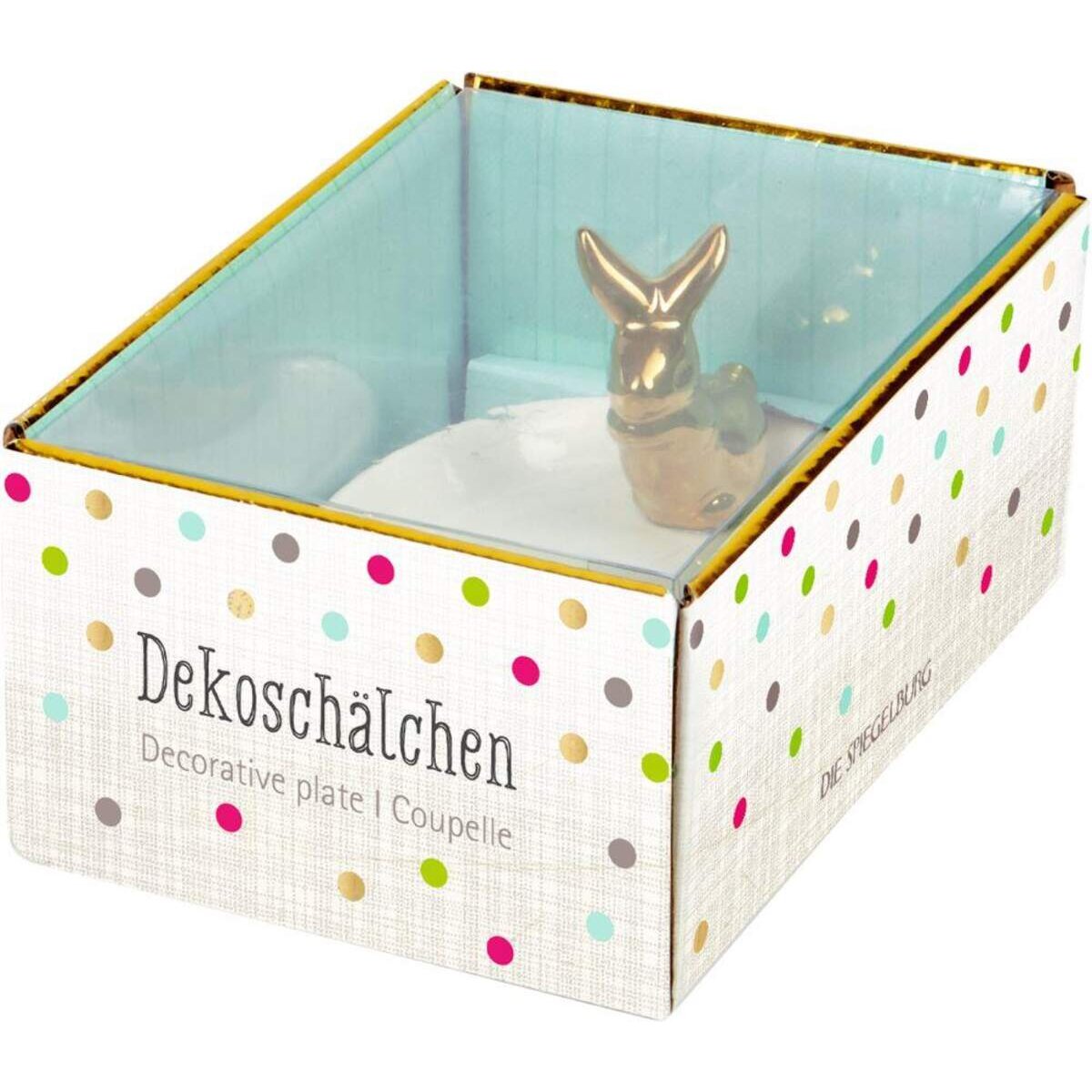 Die Spiegelburg Dekoschälchen Goldhase Oster-Allerlei