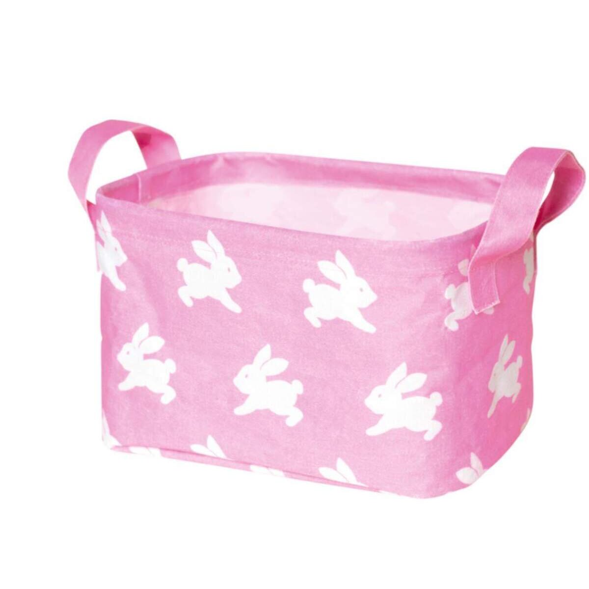 Die Spiegelburg Kleiner Aufbewahrungskorb Baby Glück, rosa, Häschen
