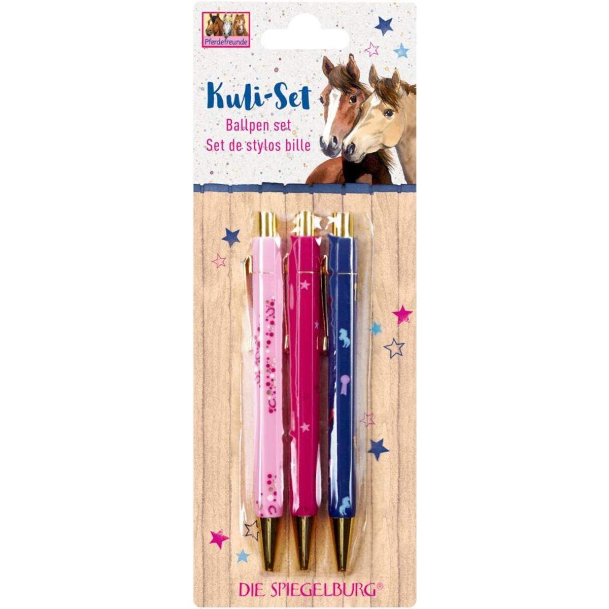 Die Spiegelburg Kuli-Set Pferdefreunde
