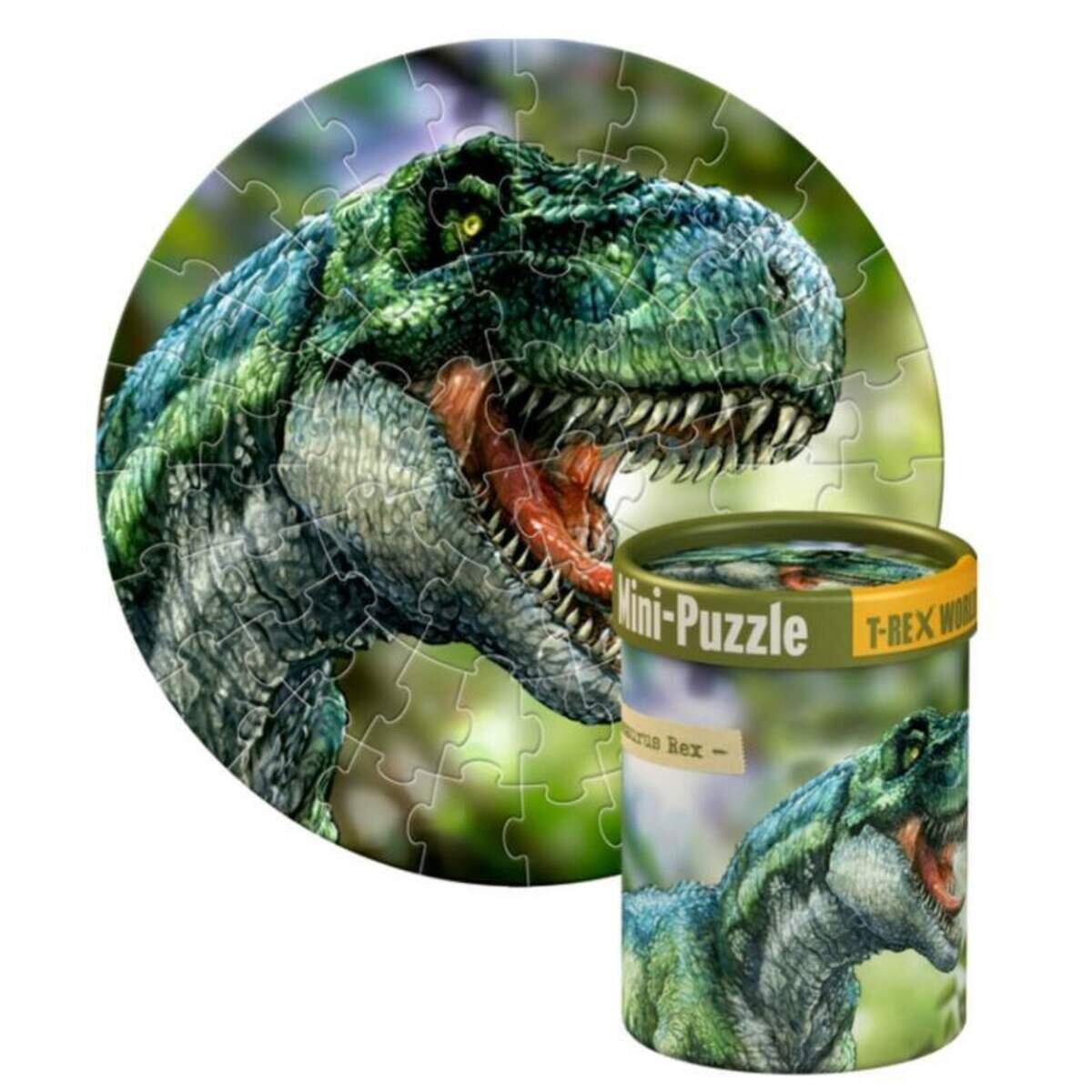 Die Spiegelburg Mini-Puzzles T-Rex World (60 Teile), 3-fach sortiert