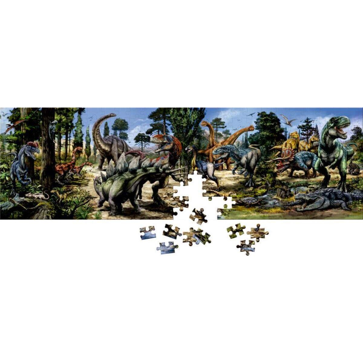 Die Spiegelburg Panoramapuzzle 1 Meter T-Rex World 250 Teile