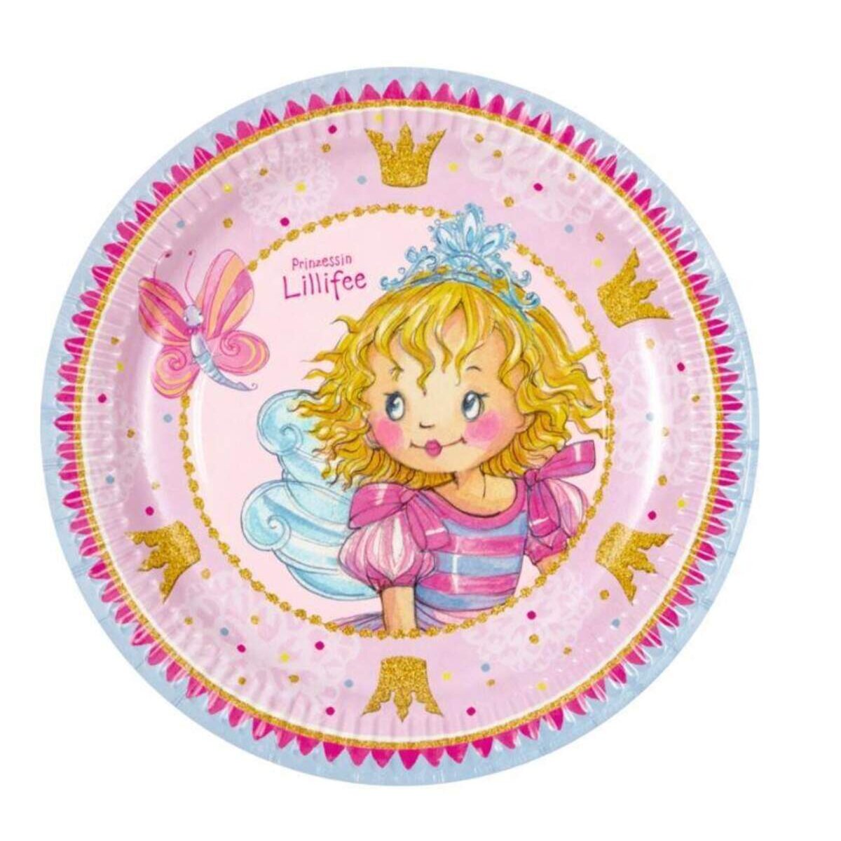 Die Spiegelburg Partyteller Prinzessin Lillifee Ich bin Prinzessin 8 Stück