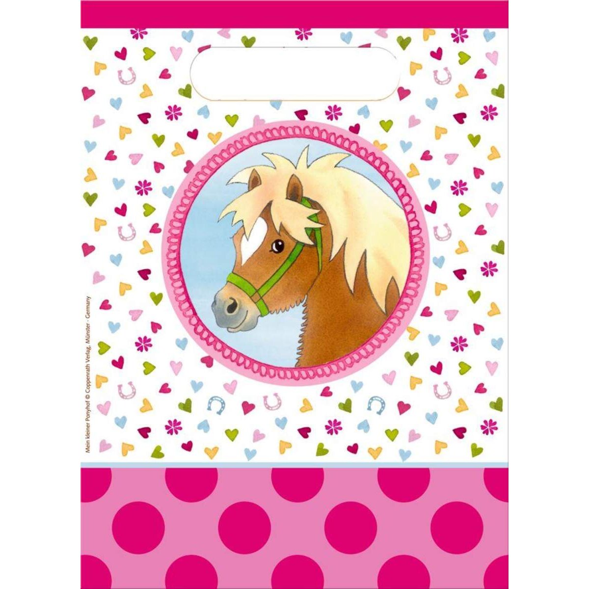 Die Spiegelburg Partytüten Mein kleiner Ponyhof 8 Stück