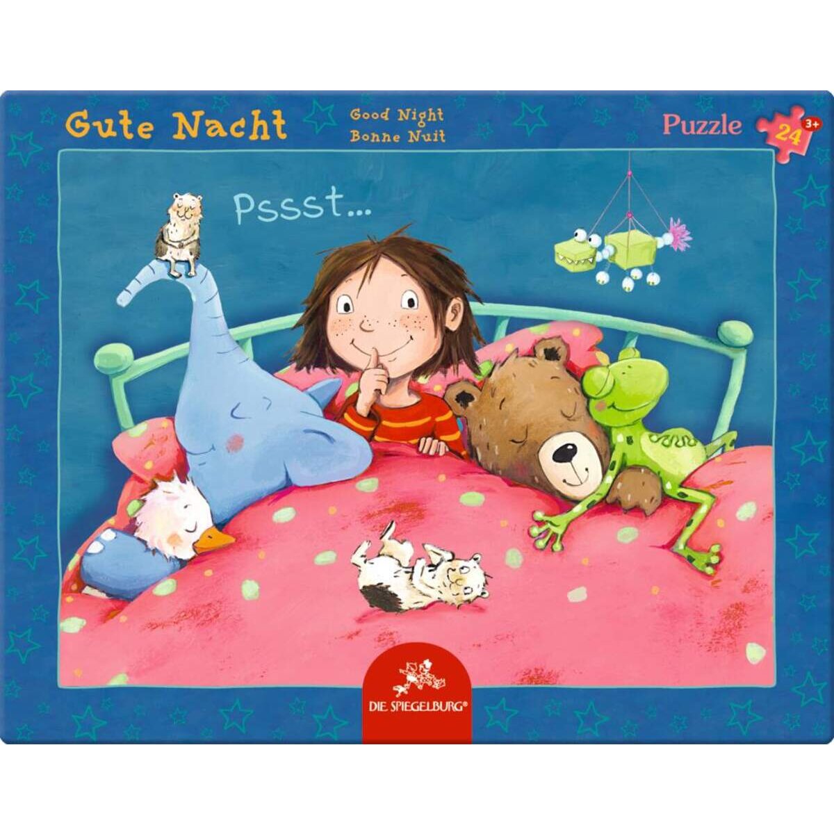 Die Spiegelburg Rahmenpuzzle Gute Nacht, 24 Teile