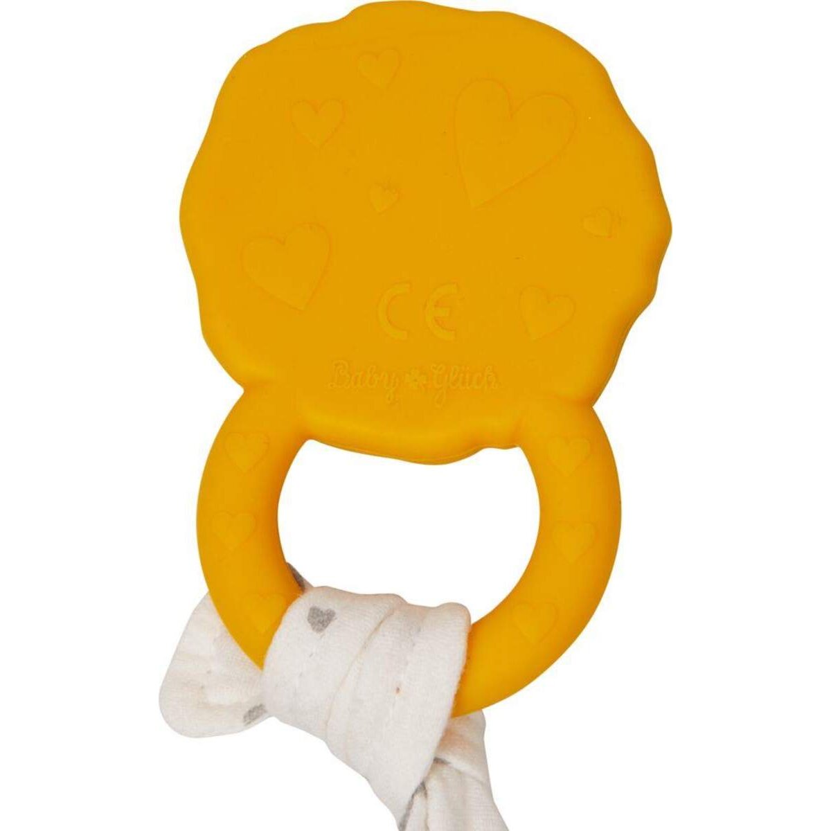 Die Spiegelburg Silikon Beißring mit Schnuffeltuch Löwe - BabyGlück