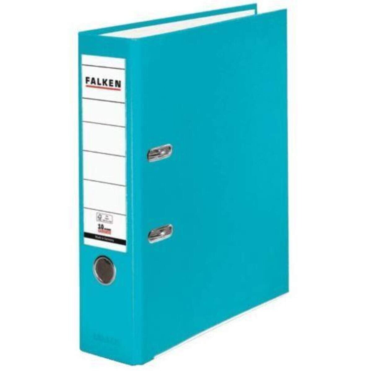 Falken PP-Color Ordner S 80, Rückenbreite 80 mm, türkis