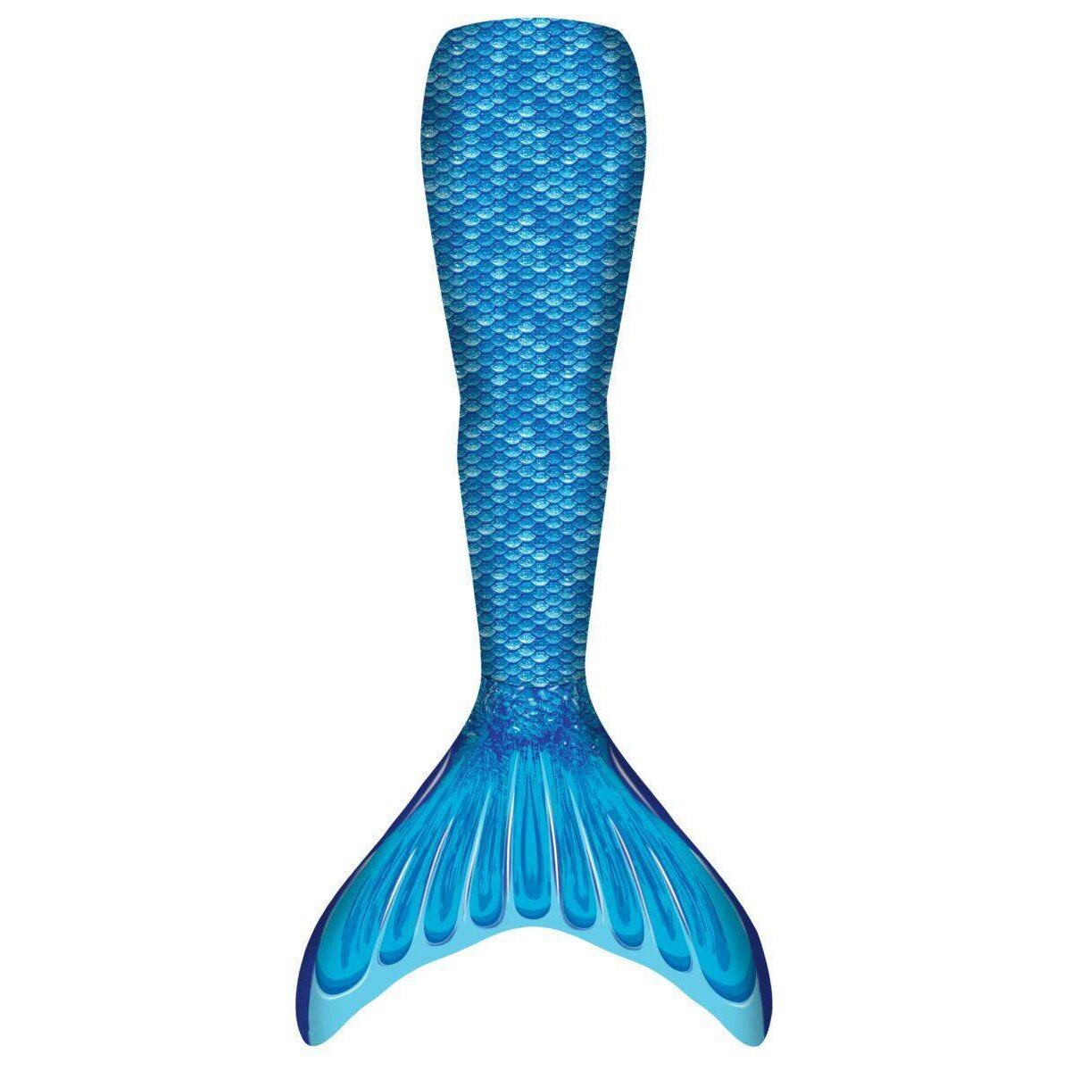 Fin Fun Meerjungfrau Flosse Größe S / M, Monoflosse und Fischschwanz, für sichere Schwimmer ab 6 Jahren, blau