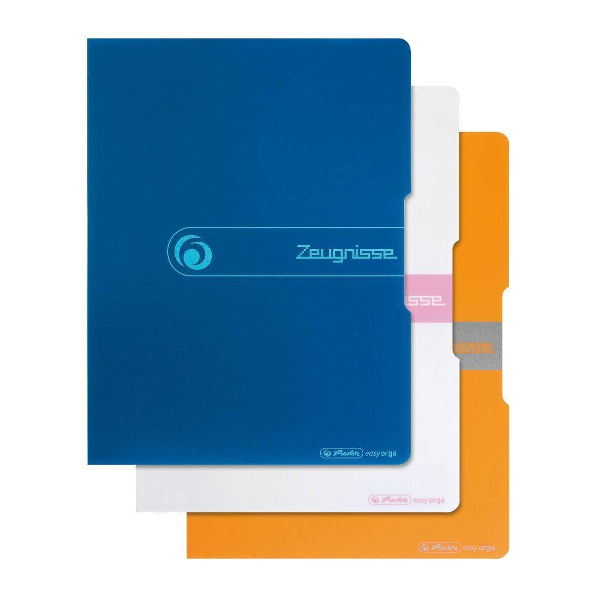 Herlitz Sichtbuch PP A4 Zeugnisse weiß 20 Hüllen