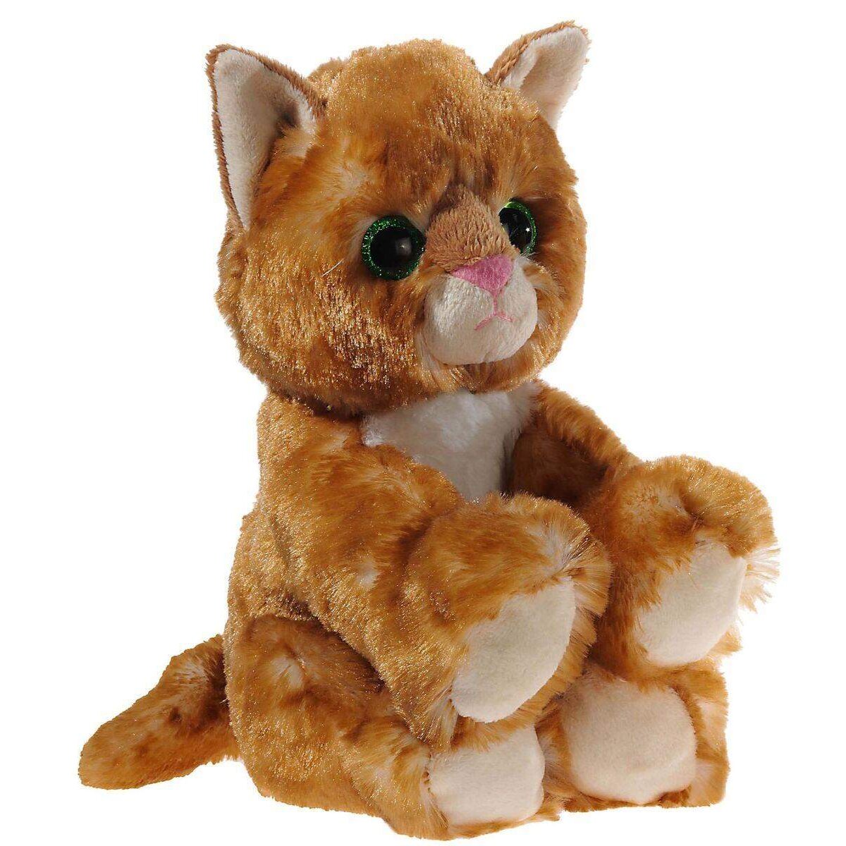 Heunec Softissimo Haus und Hof Plüschtier Glitter Kitty Babykatze, braun, 20cm