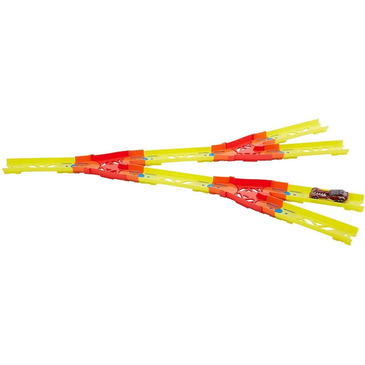 Hot Wheels Track Builder Unlimited Builder Gespaltener Track inkl. 1 Spielzeugauto