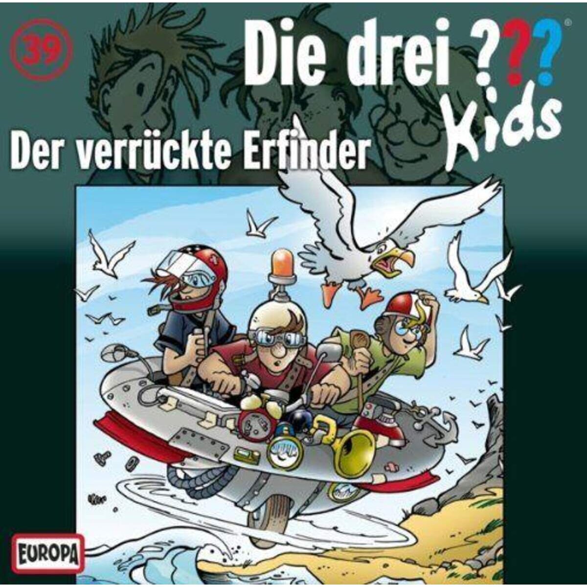KOSMOS Hörspiel-CD Die drei??? Kids 39 Der verrückte Erfinder