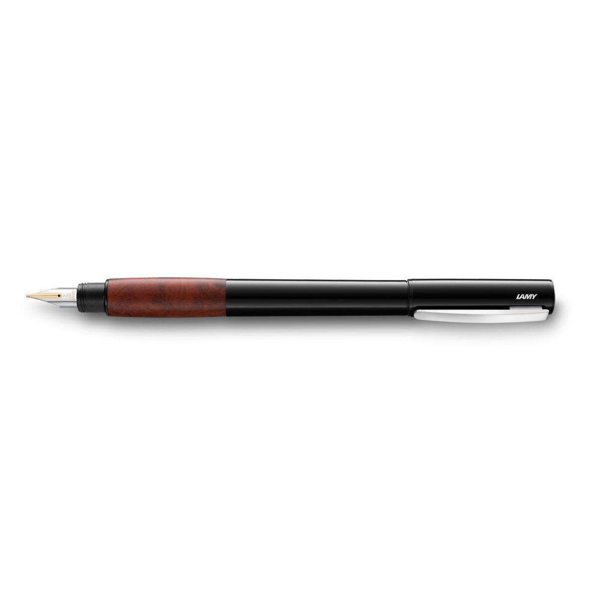 LAMY accent Füllhalter schwarz, Bruyére goldene Feder B