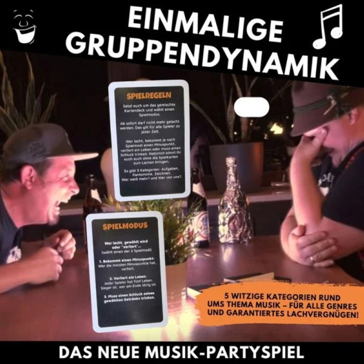LOL - MUSIK - Lachen "verboten" - Partyspiel