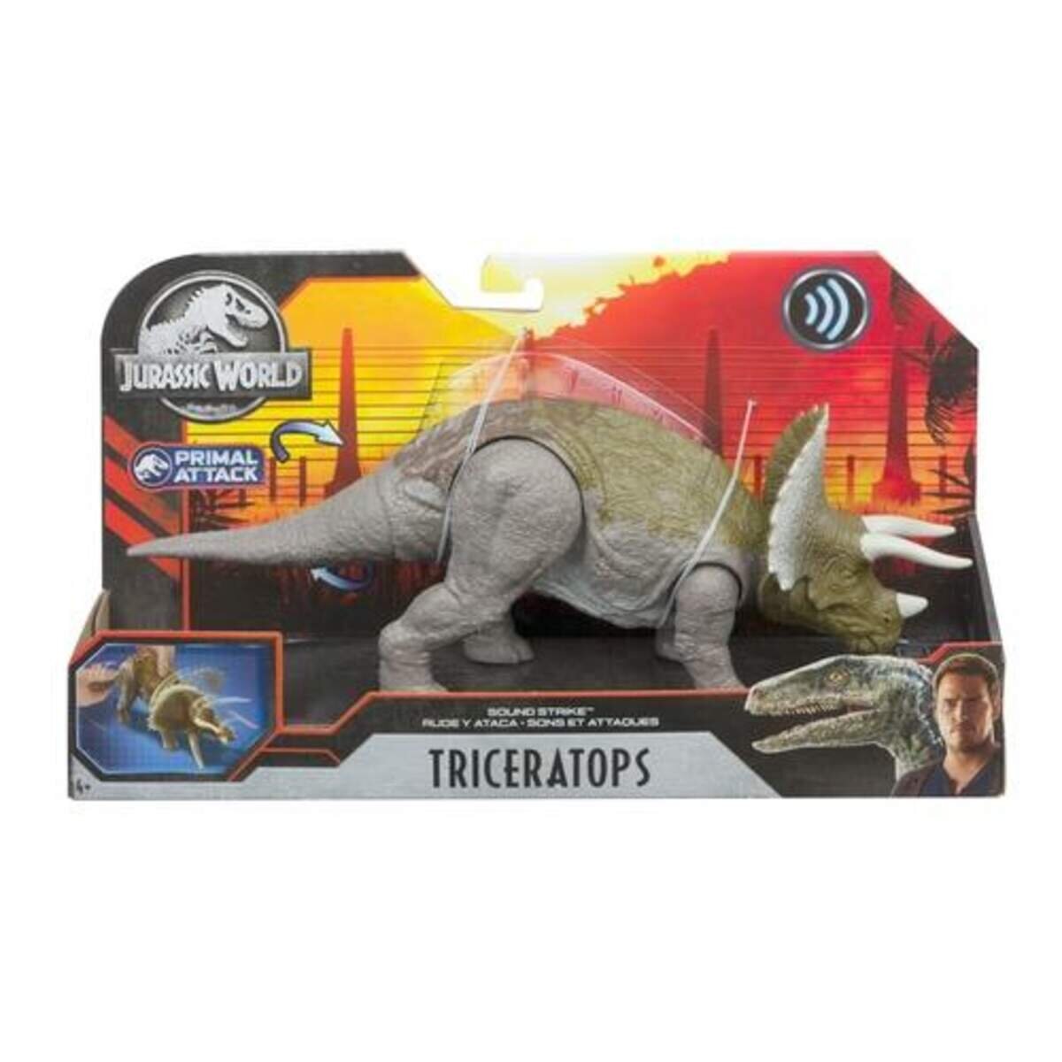Mattel Jurassic World Brüllattacke, sortiert