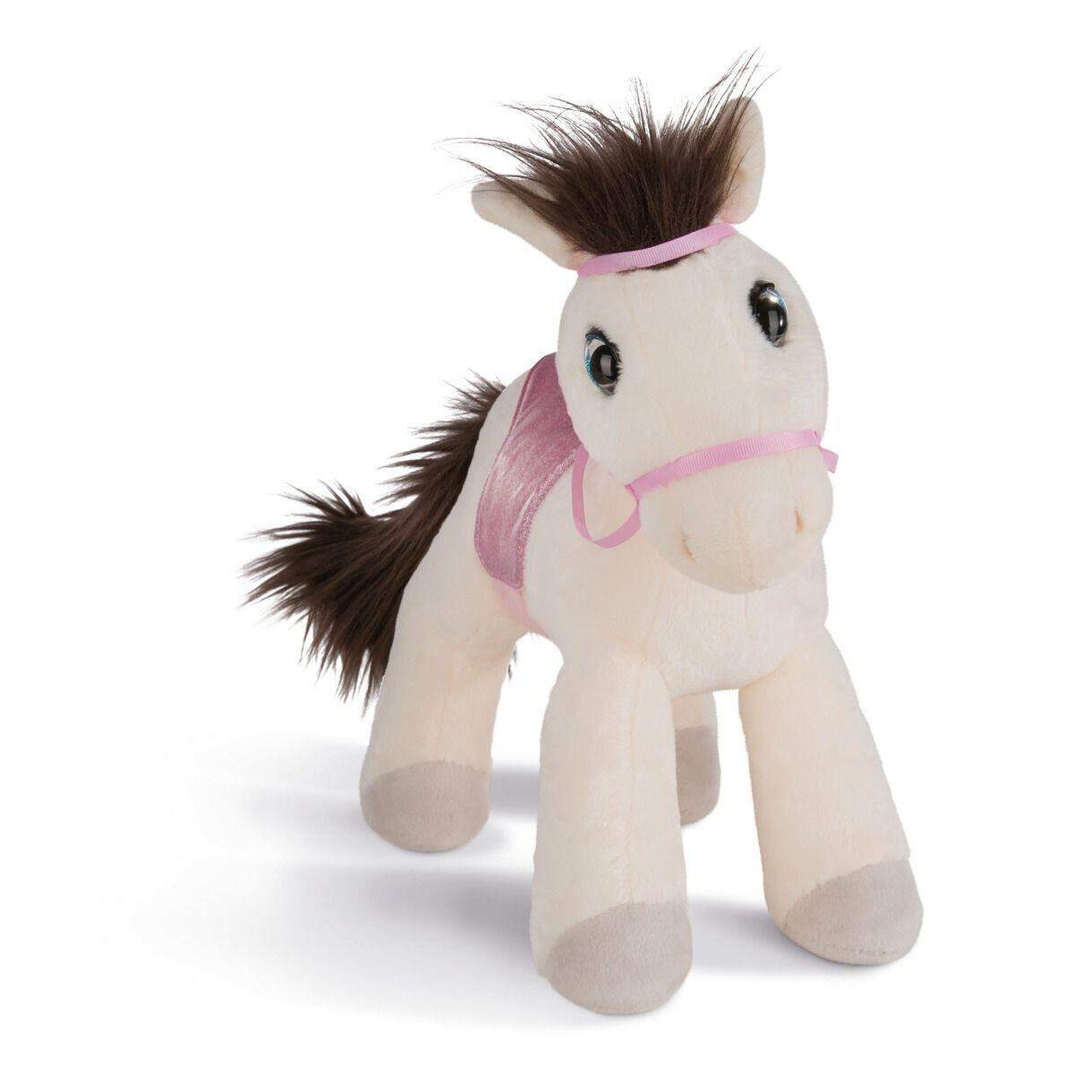 NICI Kuscheltier Pferd Ayeta mit Zaumzeug und Sattel, 16 cm