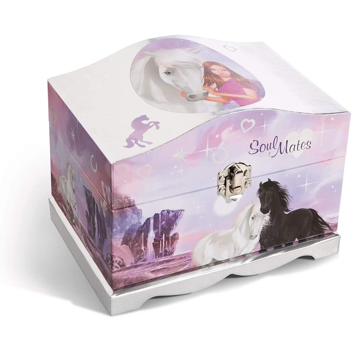 NICI Schmuckbox mit LED Soulmates Mystery Hearts