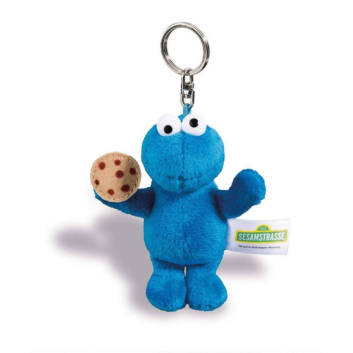 NICI Sesamstraße Schlüsselanhänger Krümelmonster, 10 cm