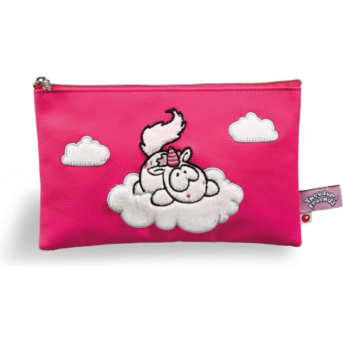 NICI Theodor & Friends Mäppchen Einhorn Theodor pink