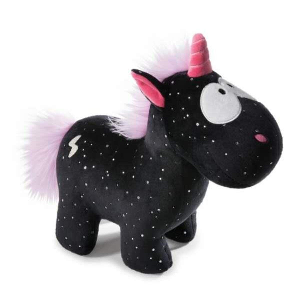 NICI Theodor and Friends Kuscheltier Einhorn Carbon Flash, 22 cm