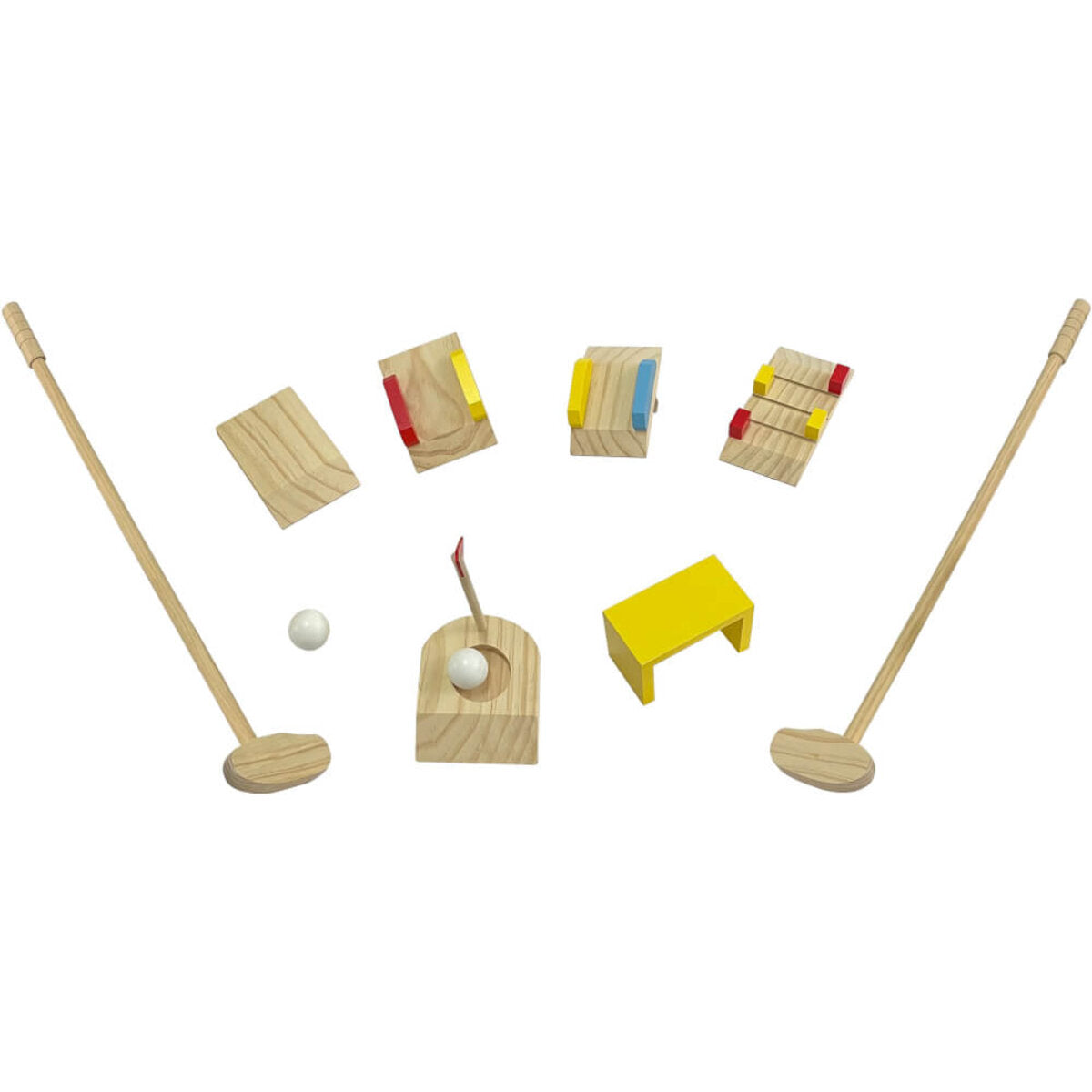 Outdoor active Minigolf-Set 11-teilig