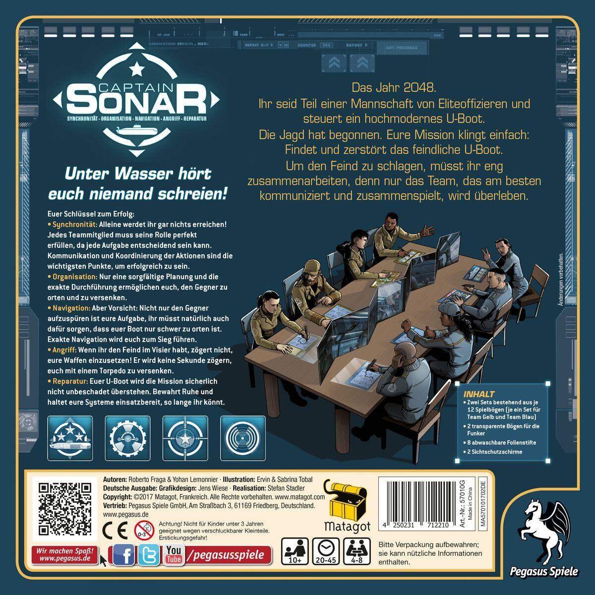 Pegasus Spiele Captain Sonar