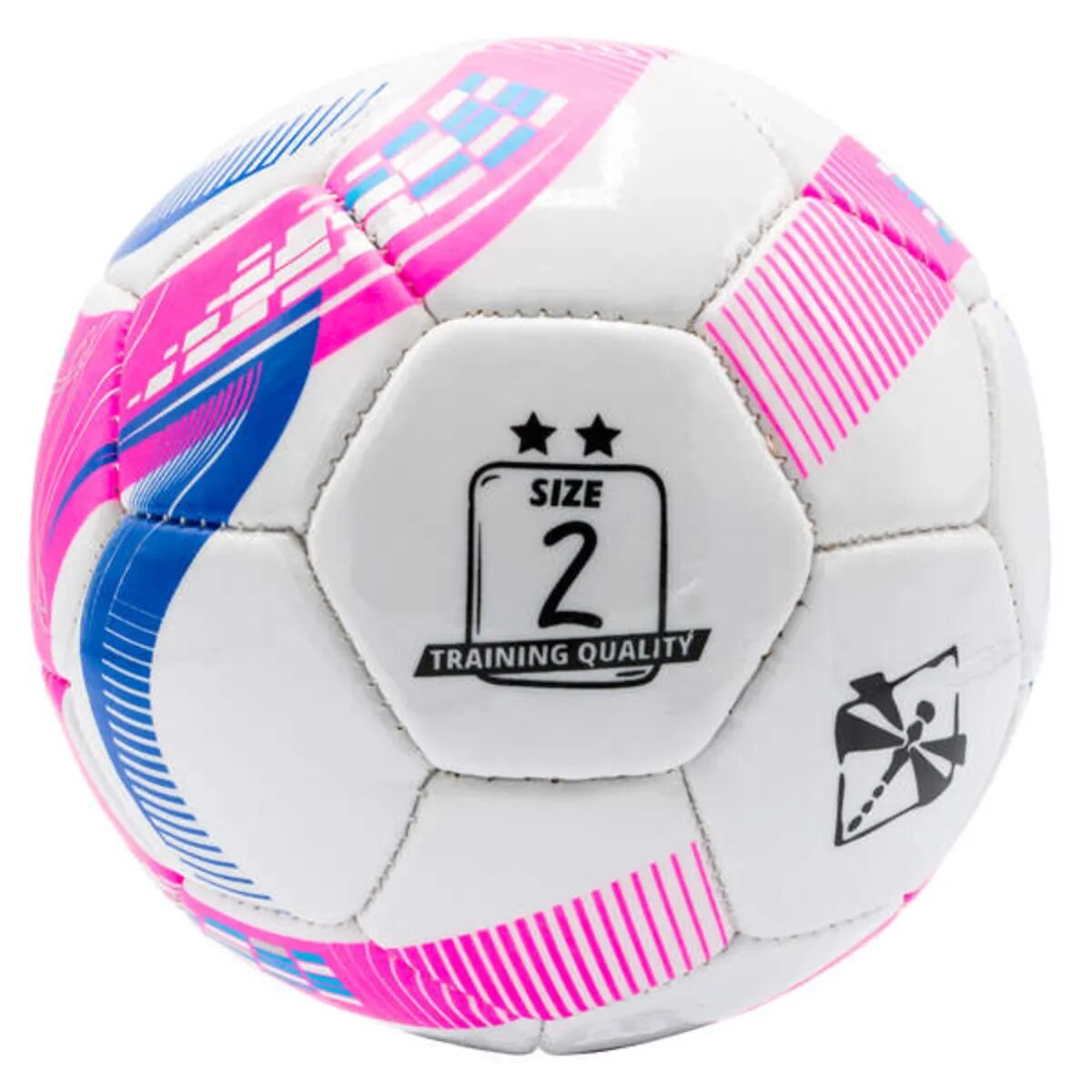 PINAO Mini Fußball (Rosa/Blau) Größe 2
