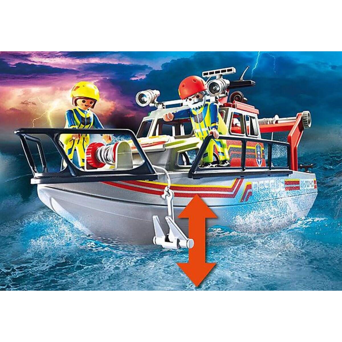 PLAYMOBIL® 70140 City Action Seenot: Löscheinsatz mit Rettungskreuzer