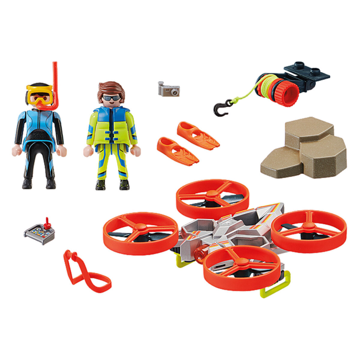 PLAYMOBIL® 70143 City Action Seenot: Taucher-Bergung mit Rettungsdrohne