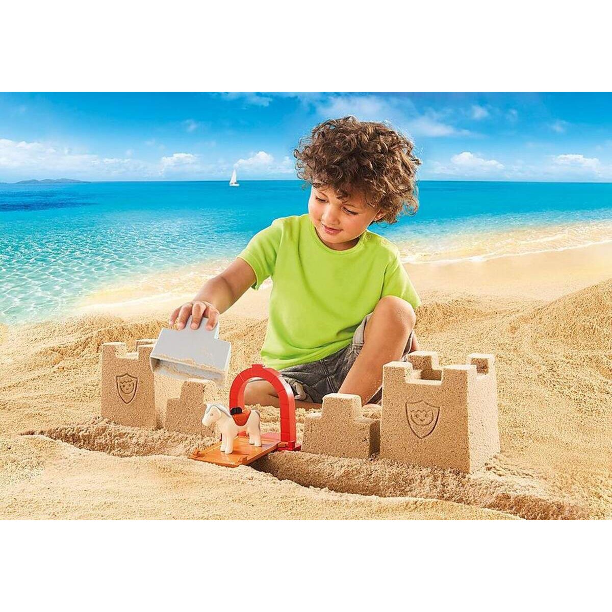 PLAYMOBIL® 70340 1.2.3 Sand Kreativset Sandburg